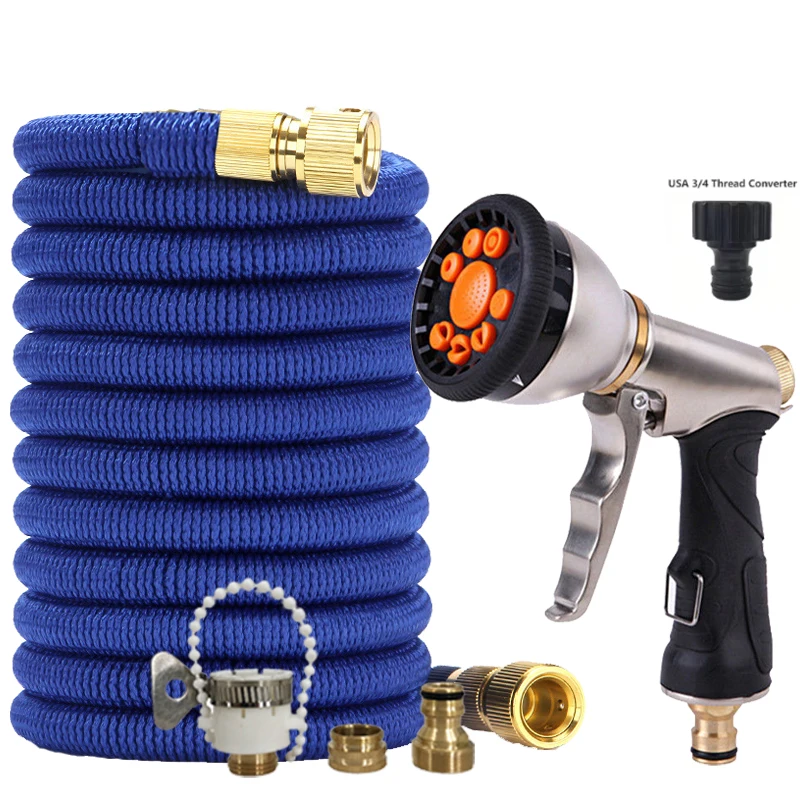 

Волшебный шланг для садового удлинителя, водяной пистолет высокого давления, инструмент для мойки автомобилей, быстрый разъем 1/2, принадлежности для садового шланга