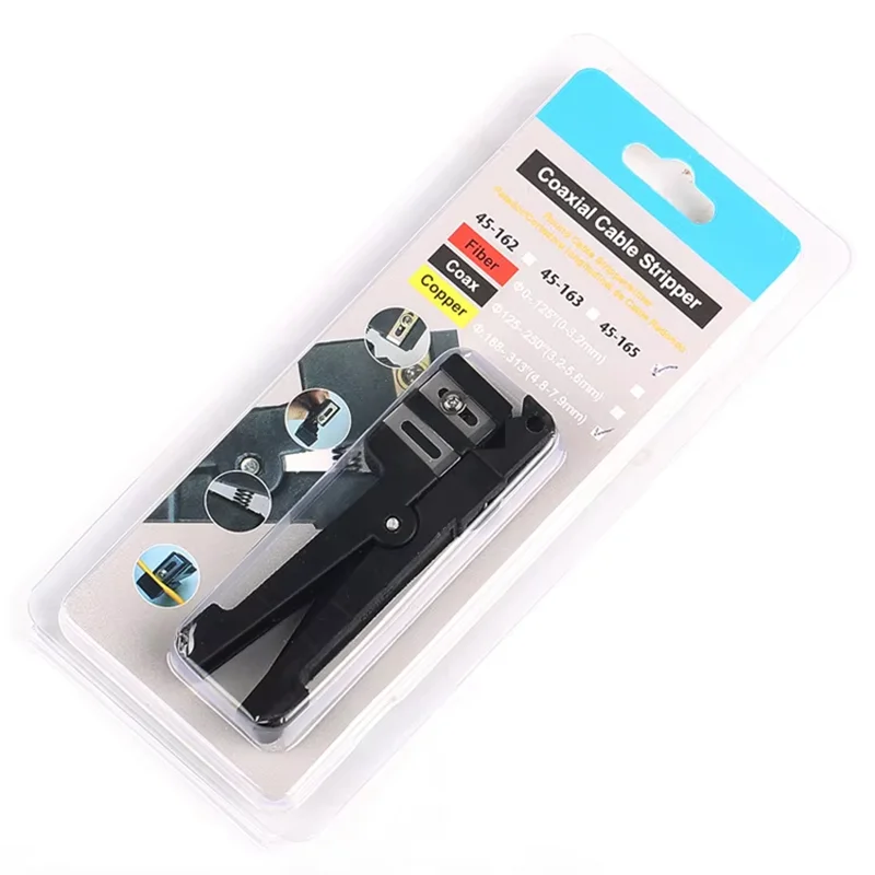 iber Cable Ribbon Stripper,FTTH Fiber Optic Stripping,Access Tool Kit, Loose Buffer Tube Stripper,45-165 Send Blade, 3.2 ~ 5.6mm