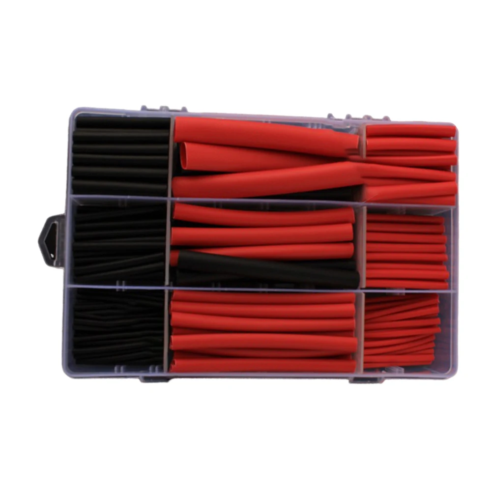 

Набор термоусадочных трубок с коэффициентом усадки 3:1 для электротехнических применений, термостойкие, водонепроницаемые и герметичные