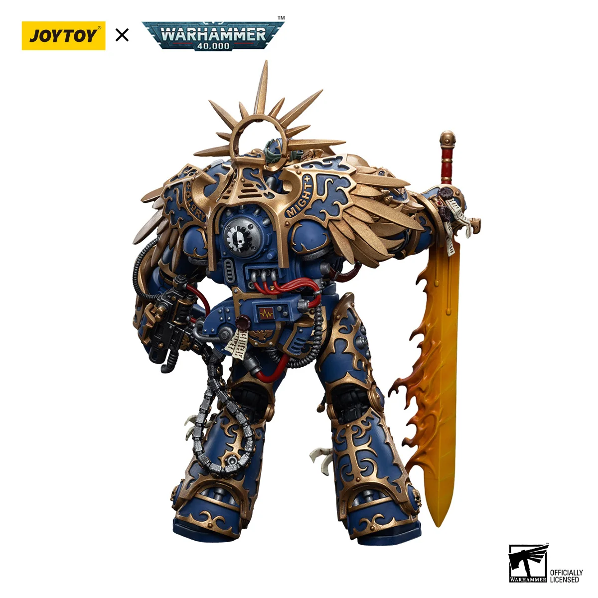 JOYTOY Warhammer 40,000 1/18 Figurki Akcji Ultramarines Primarch Roboute Guilliman Anime Model Militarny