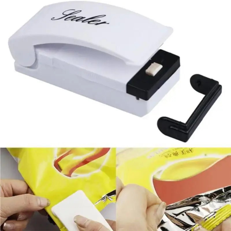 Plastic Heat Bag Sealer Food Packaging Sealing Machine Portable Snack Bag Sealing Clip Kitchen Storage and Organization