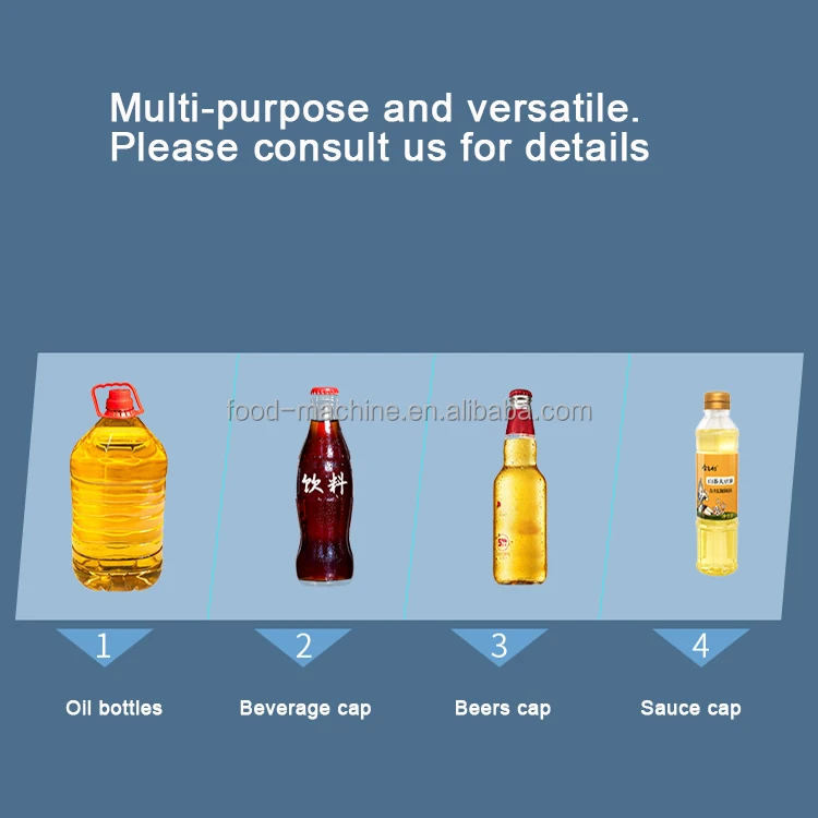 آلة تغطية زجاجات البيرة شبه الأوتوماتيكية الهوائية #6