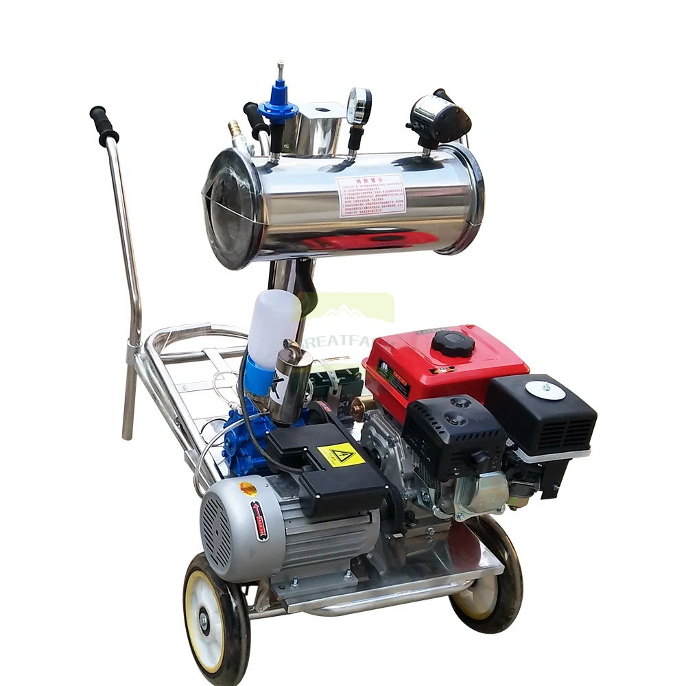 

Mobile Diesel-Powered Milking Machine with Vacuum Pump