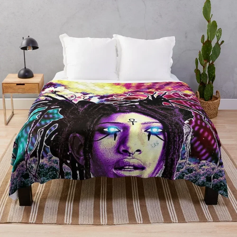 

Willow Smith Throw Blanket Anti Shedding Soft Fuzzy Blanket for Home