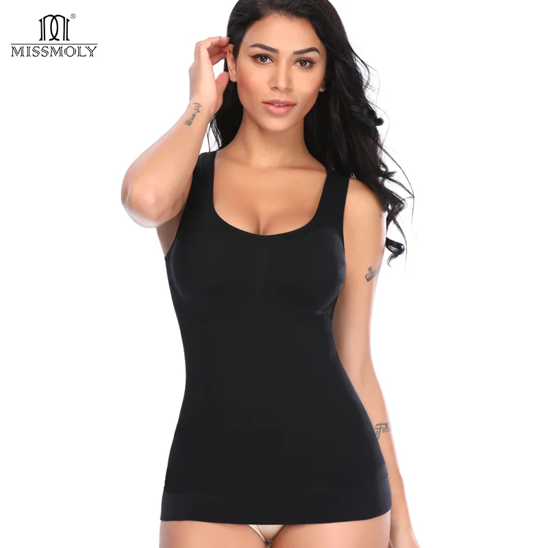 Shapers Slimming Tank Tops Women Tummy Control Shapewear Seamless Comprission Camisole Body Shaper Waist Trainer Padded Corset