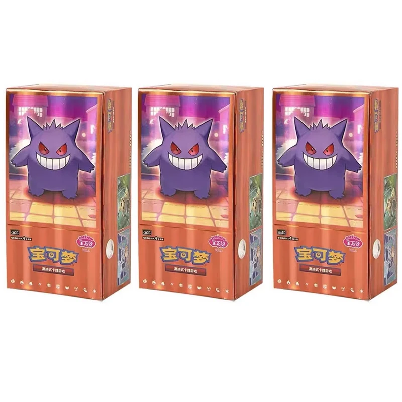 Op voorraad Originele Vereenvoudigde Chinese Pokemon Gem Pack Vol.3 Scarlet And Violet Booster Box Ptcg Trading Cards Game Collections