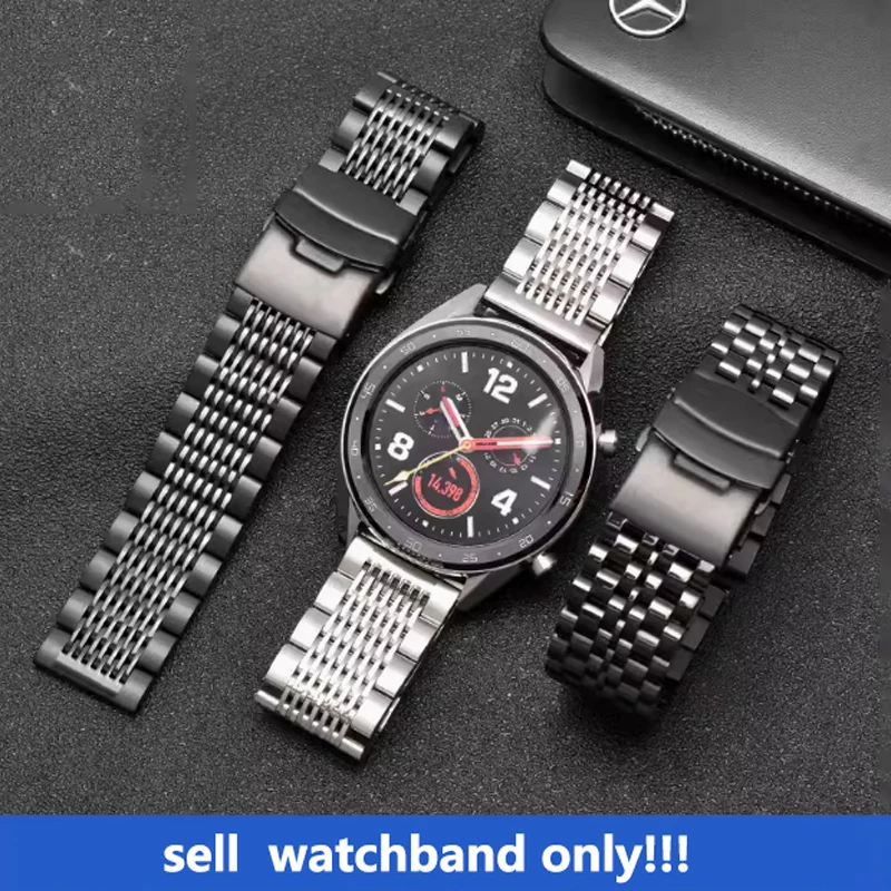 For Huawei smartwatch wristband GT/Honor Magic/GT2 PRO/Watch 3/GT2Pro/GT2e precision steel quick release watch strap 20mm 22mm