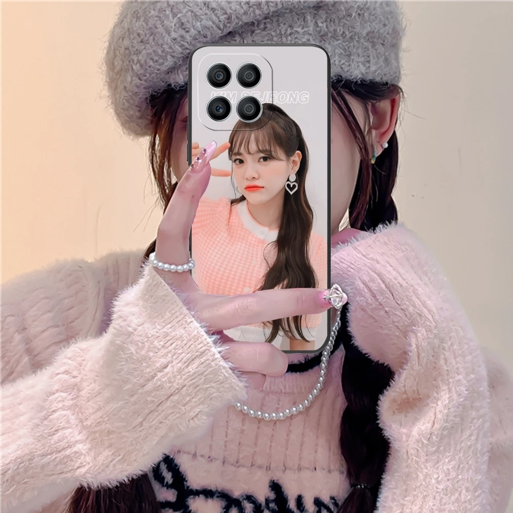 Cute Kim SeJeong Mobile Cell Phone Case for Huawei Honor 90 80 70 60 50 30 20 10 9 8 7 Pro S SE Lite 5G Black Phone Cover Shell