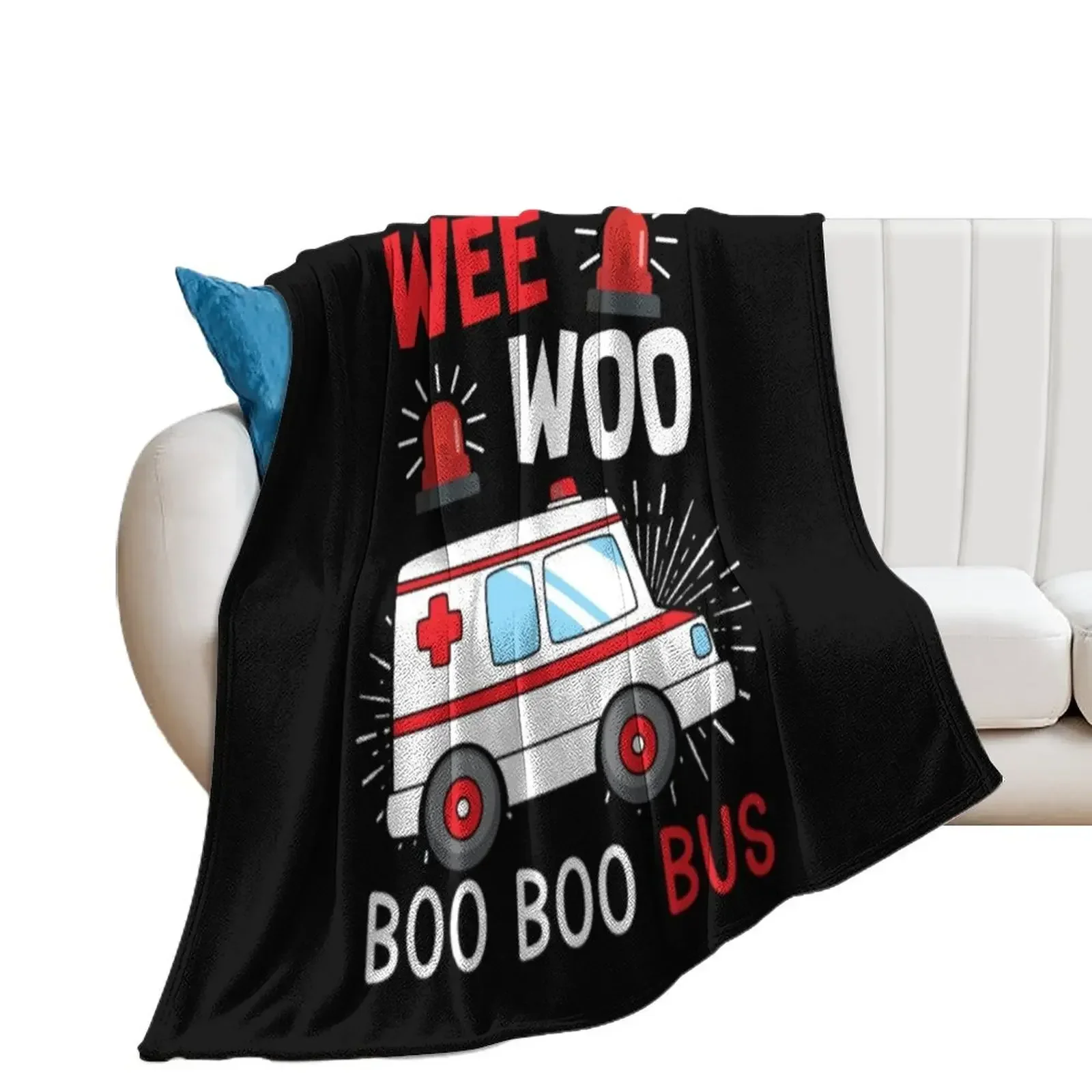 Paramedic Wee Woo Ambulance Throw Blanket Blankets For Sofas Loose Decorative Sofa Blankets