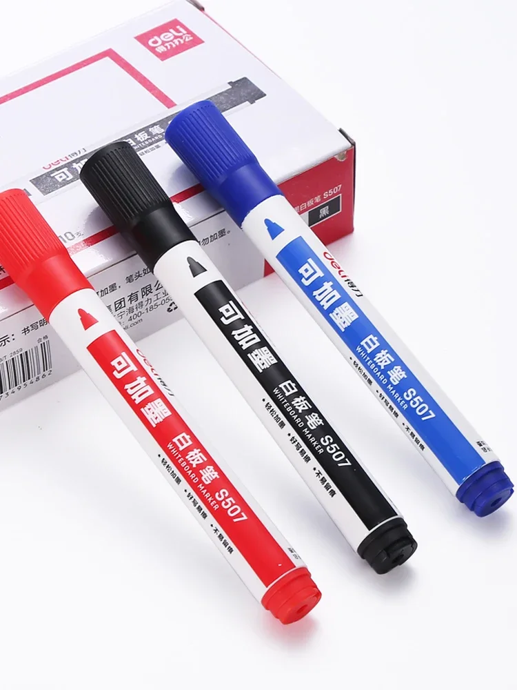 

10 шт. S502 S507 ручка для доски черная стираемая чернильная ручка для доски на водной основе