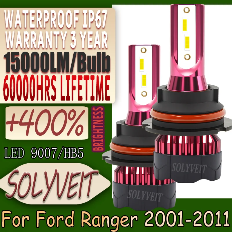 

9007 HB5 3-Year Guarantee Worry-Free Purchase Headlight LED For Ford Ranger 2001 2002 2003 2004 2005 2006 2007 2008 2009-2011