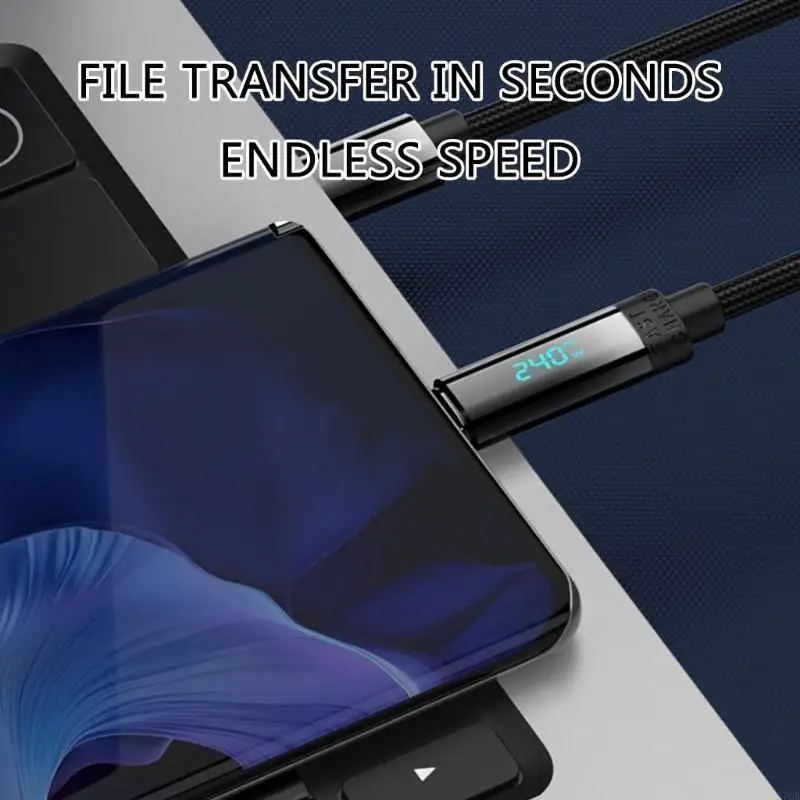 USB C To USB C Кабель с 240 Вт быстрой зарядки кабеля для гаджетов