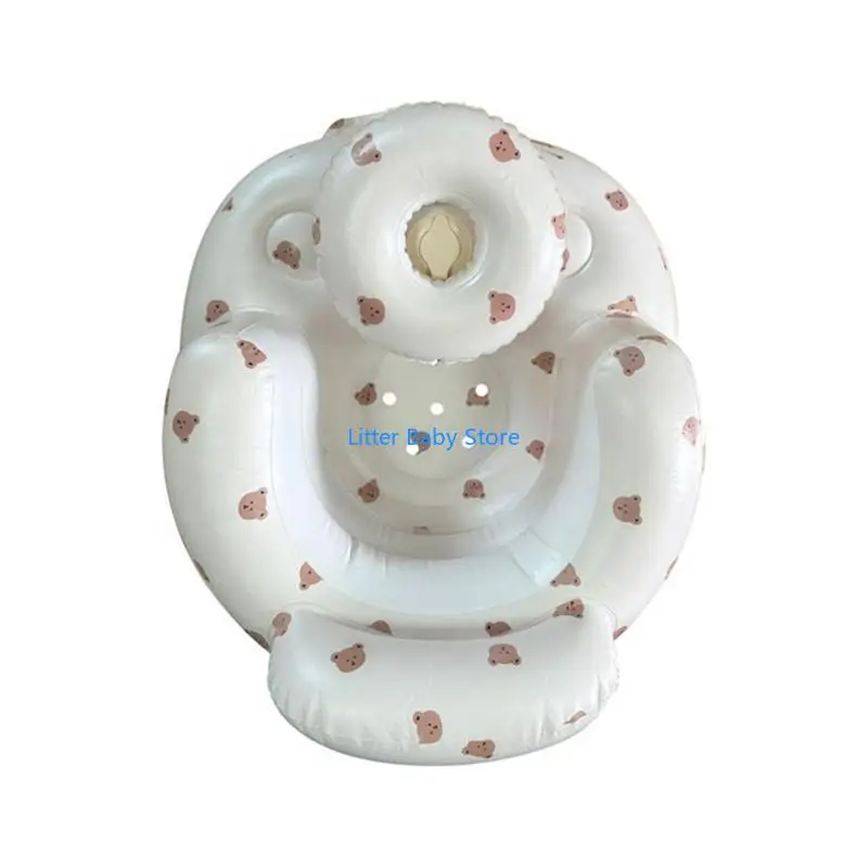 N80c portátil inflável apoio infantil sofá apoio volta do bebê sofá encosto cadeira tema urso cadeira do bebê para a do bebê