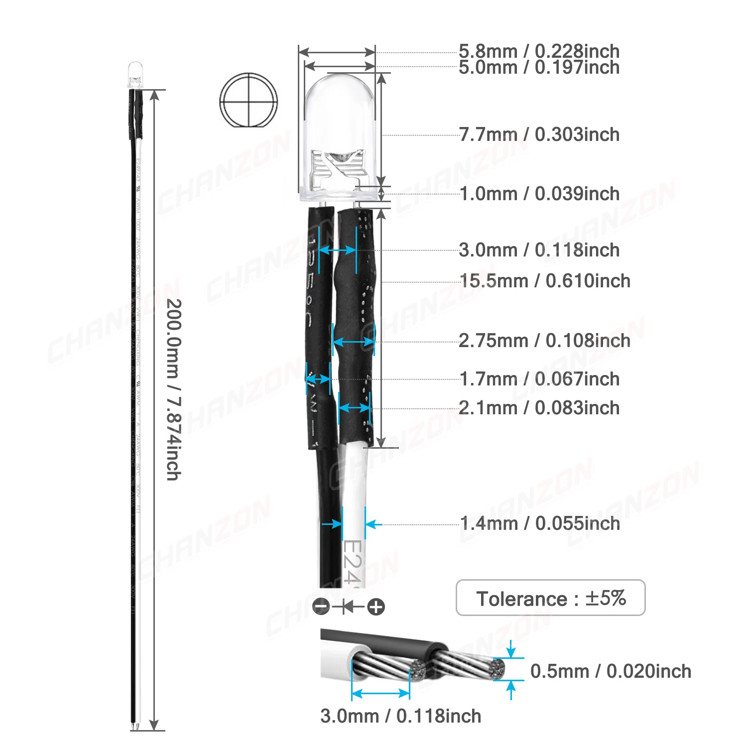 配線済みのled電球,5mm,12v,白,赤,緑,青,黄色,rgb,20個