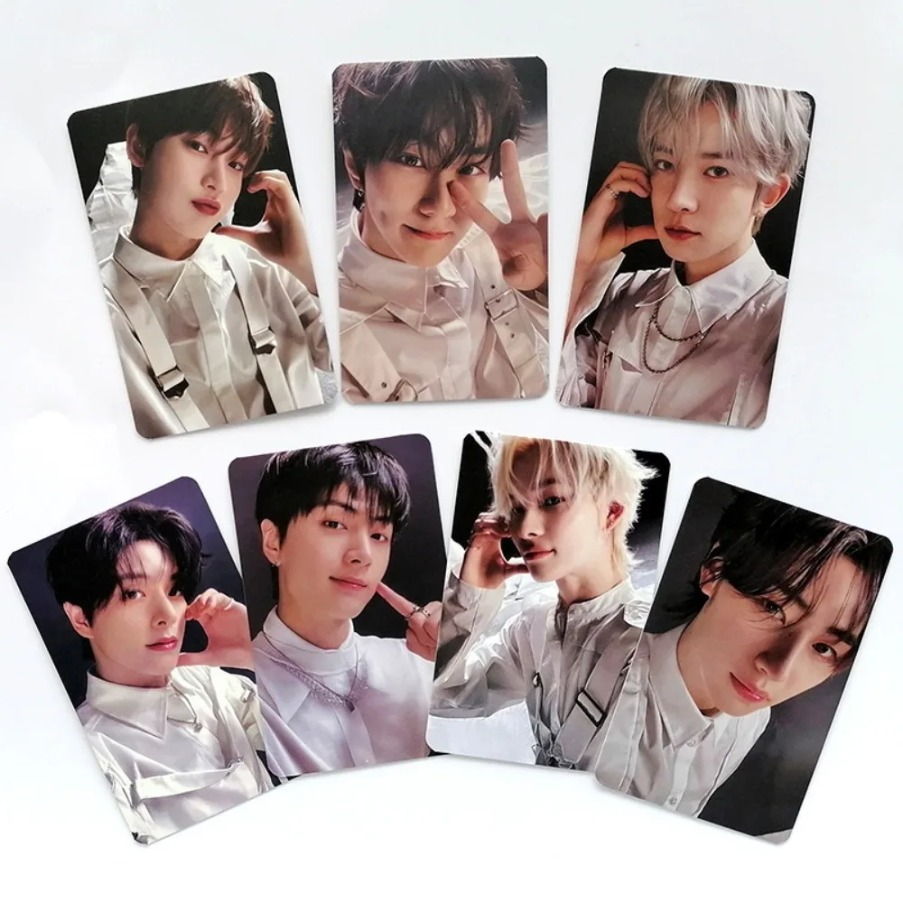 7Pcs Kpop Boys Group EN New Album DARK BLOOD High Quality Cards Decoration Collection Postcard