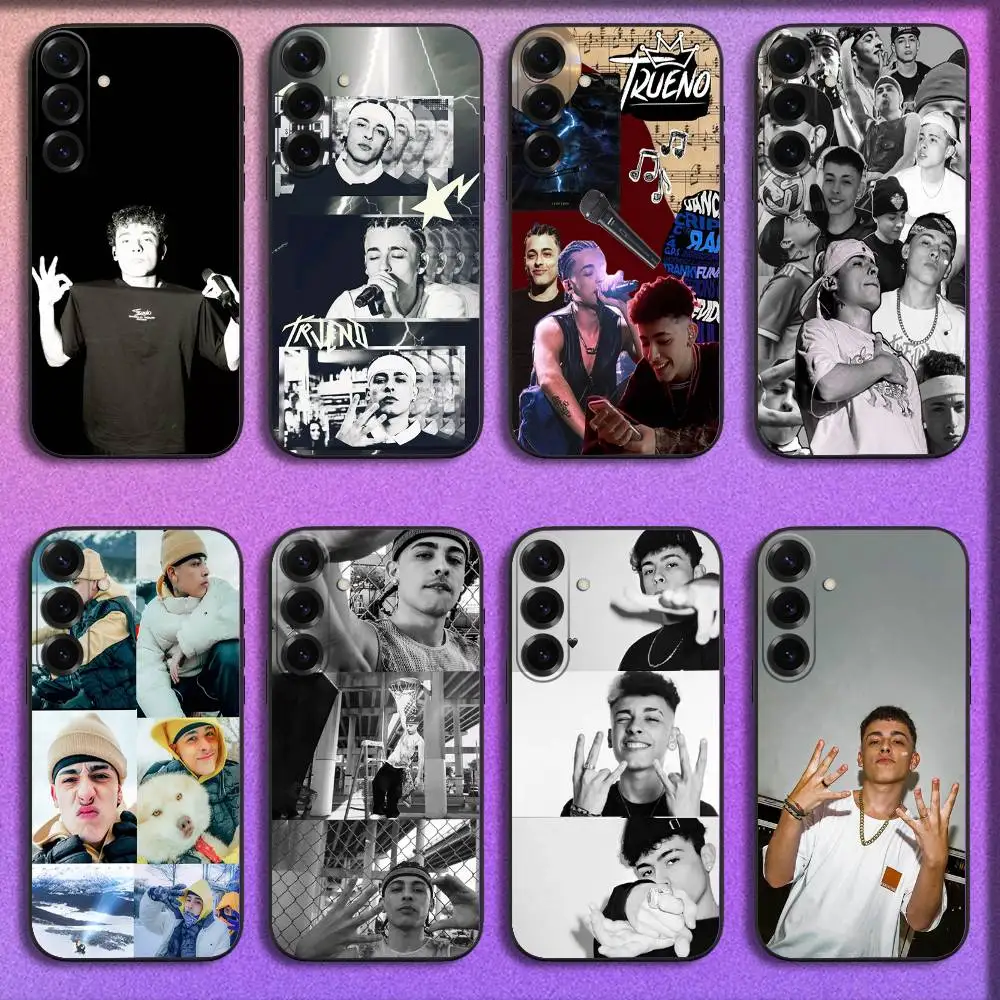 

Cool Trueno Rapper Phone Case For Samsung S25,S24,S21,S22,S23,S30,Ultra,S20,Plus,Fe,Lite,5G Black Cover