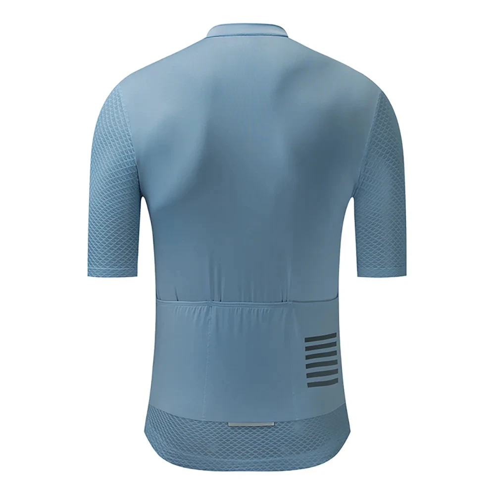 YKYWBIKE Sommer Herren Pro Radtrikot Atmungsaktive MTB Shorts Ärmel Fahrradbekleidung Taschen Mountainbike Rennrad – Detail 19