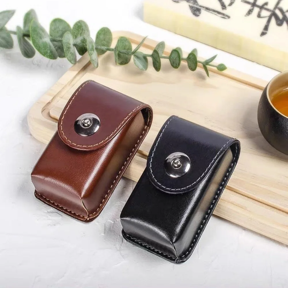 Belt Hanging Magnetic Snap Glasses Case Simple Folding Reading Glasses Storage Box Portable Lightweight Women Men Sunglasses Box