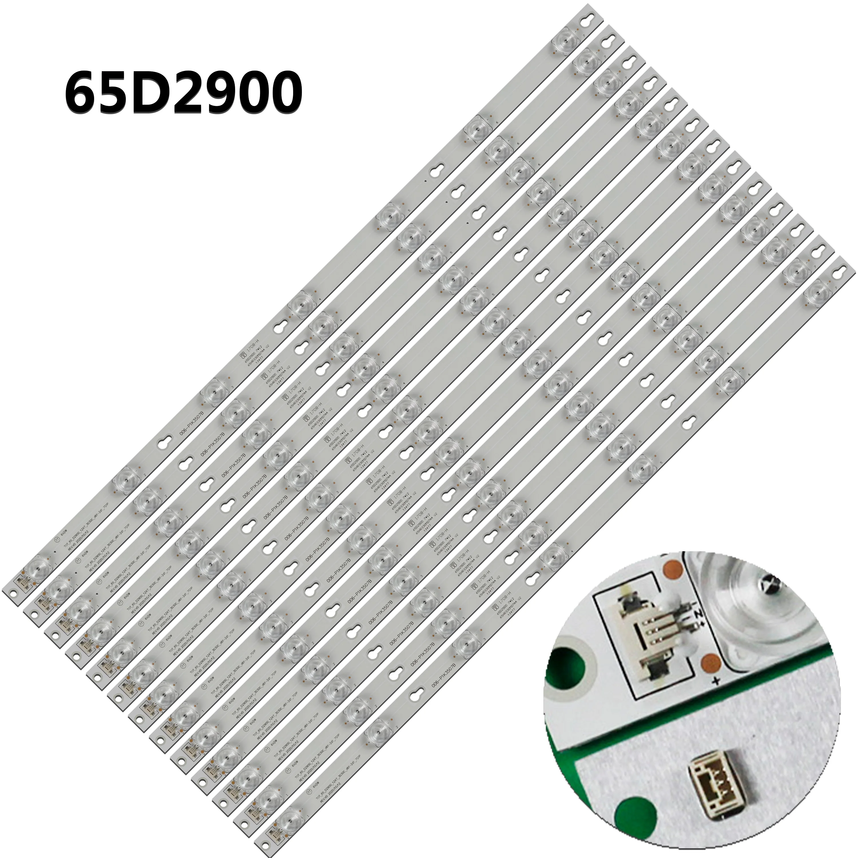 

LED Backlight strip for 65 TV 65UT6006 L65P2US 65S405TAAA 65UC6316 65UC6326 65UC6426 U65P6006 LVU650ND1L 65S405TCBA 65A730U