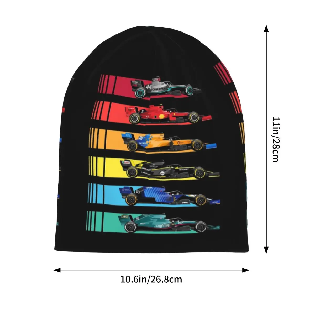 Formula Racing Cars 2023 Skullies Beanies Hats Warm Autumn Winter Outdoor Cap Knitted Bonnet Caps for Unisex Adult