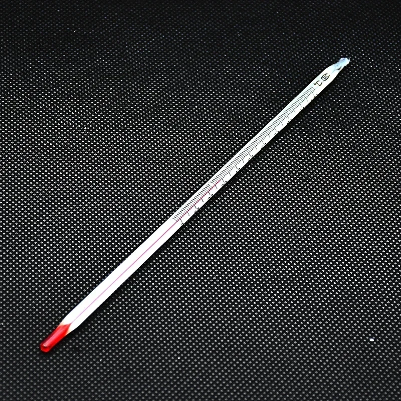 Laboratory Thermometer Red Chemical Experiment Scale Thermometer Lab Glass Rod Length 30cm Accuracy 1 (C) 10/PK