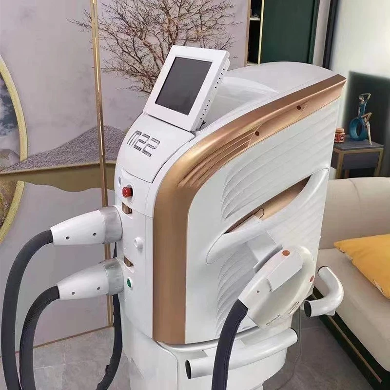 2-in-1 Rejuvenating and Brightening Skin, Shrinking Pores, Reducing Pigmentation, Permanent Hair Removal, Beauty Laser Machine