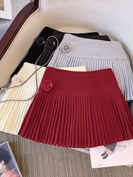 High Waist Pleated Skirt Anew Women's Golf Wear Autumn Winter 2025 Luxury Brand Golf Skirt Mao Mini Skirt Women Golf Clothing