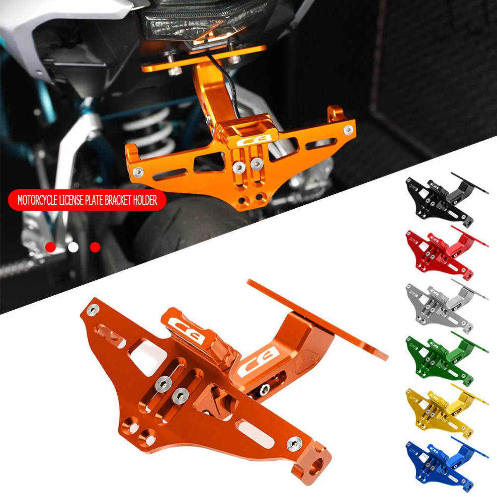 

FOR Honda CB125F CB125R CB150R CB190 CB190R CB250R Motorcycle Adjustable Angle License Number Plate Frame CB 125F 125 150 190 R