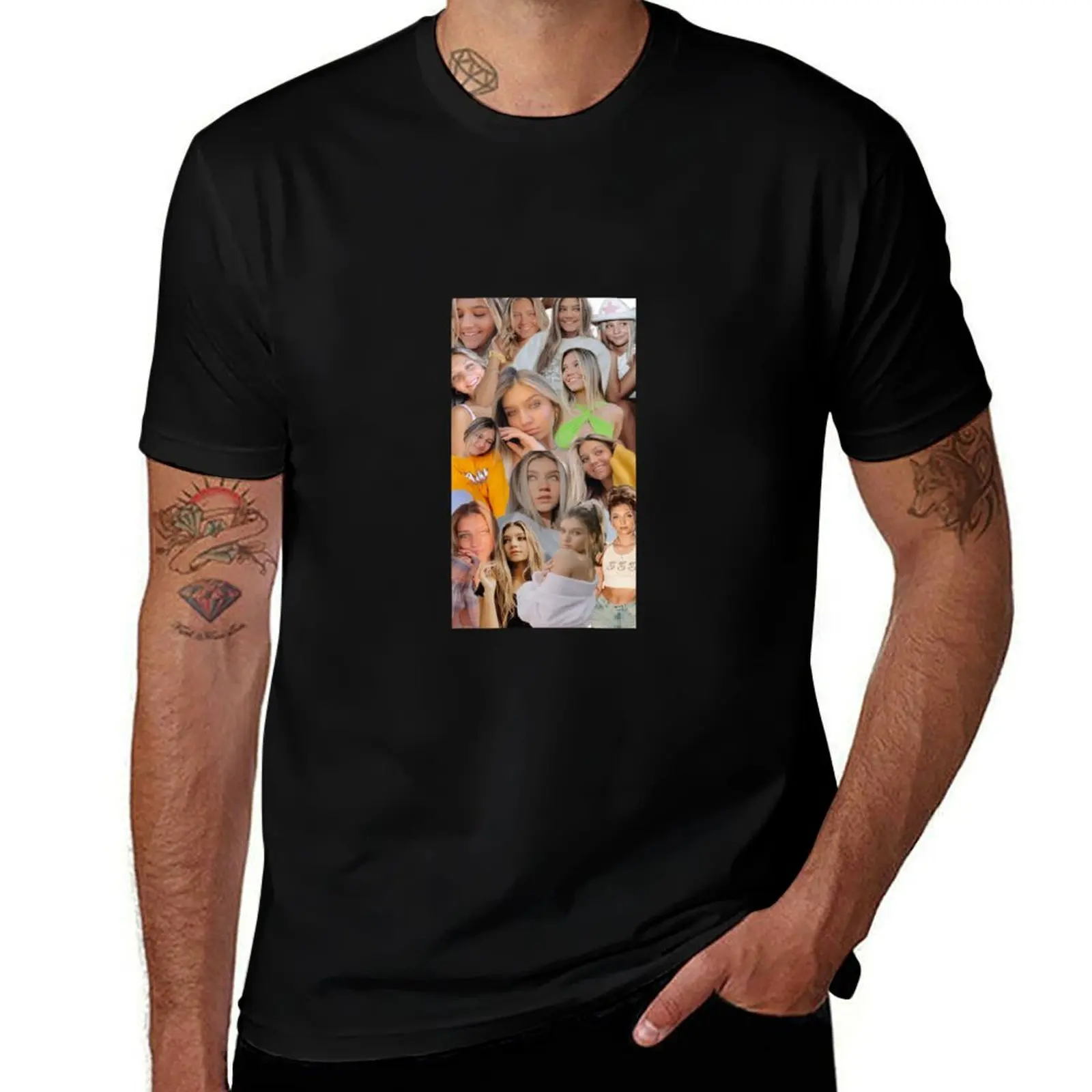 

Mads Lewis Collage T-Shirt t shirts cotton 100% t shirts for man pack white t shirt personalised T-Shirt