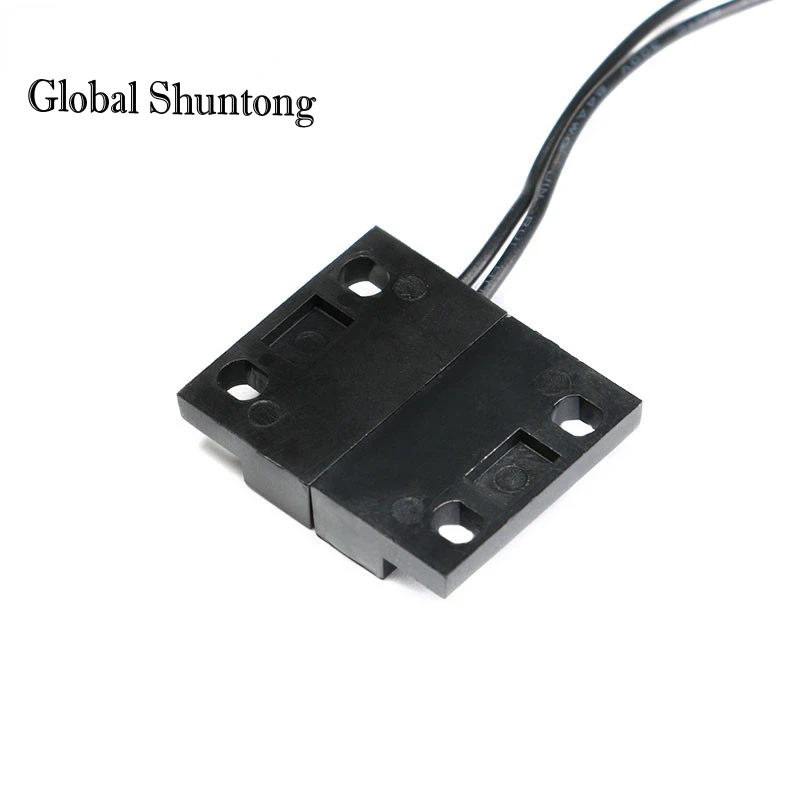 2Pcs PS-3150 Reed Switch Sensor Normally Open NO Proximity Magnetic  Door Window Contacts 30cm Wire Inductance Distance