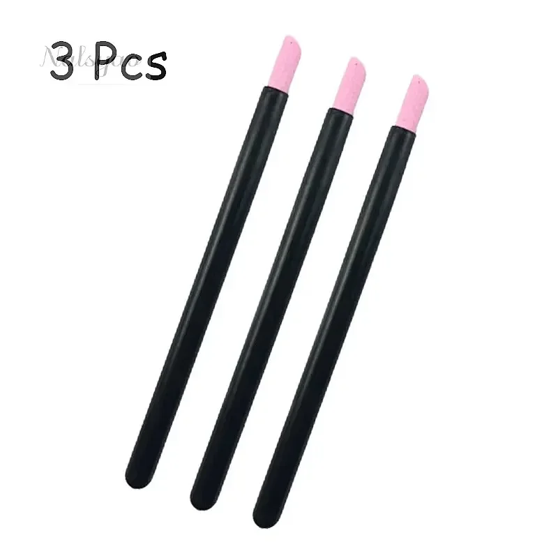 3/5PC Nail Art Quartz Grinding Pen Cuticle Scissors Dead Skin Remover UV Gel Manicure Stick Files Tools