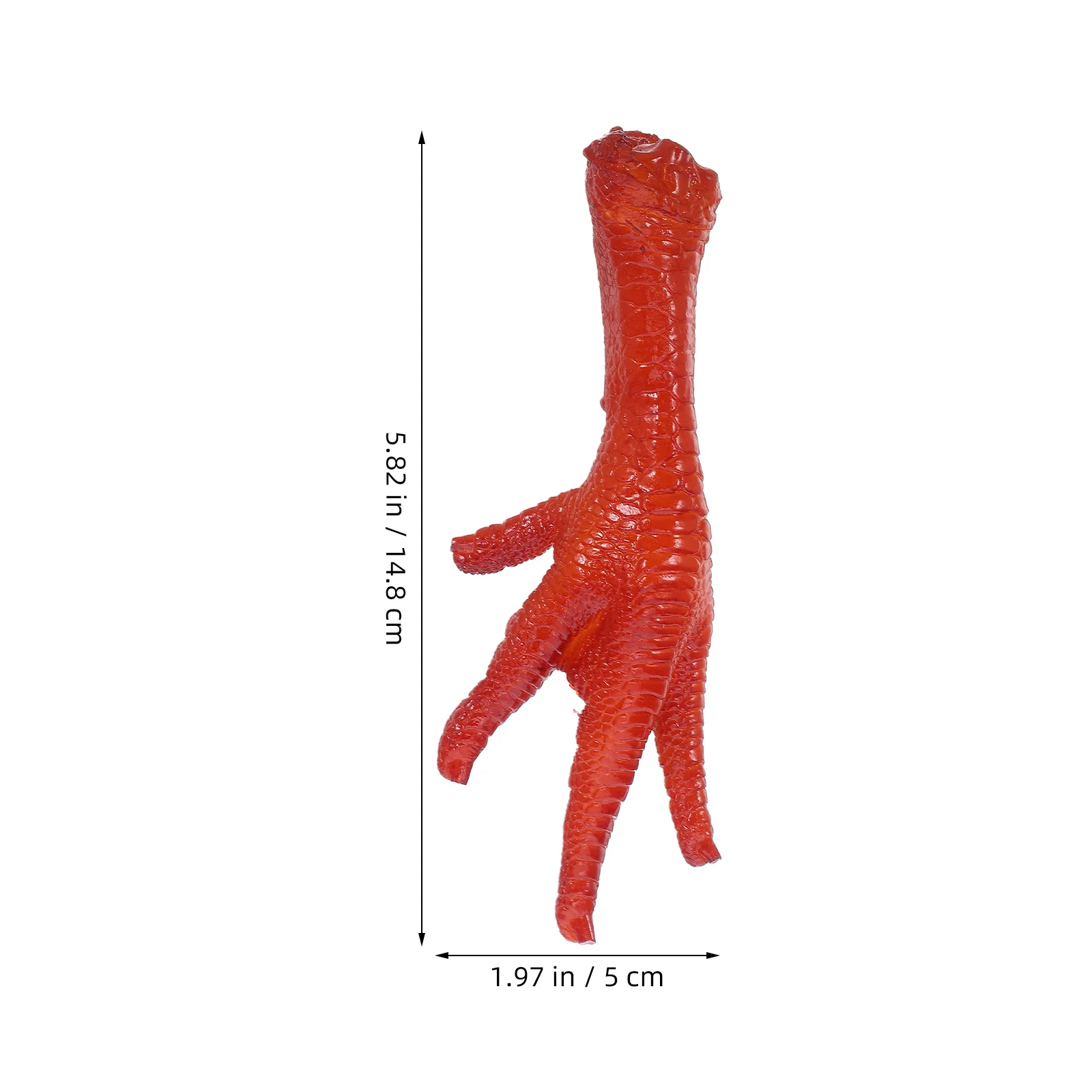 3 PCS Chicken Feet Prop Decoration Fake Food Photography Props Lifelike Artificial Model PVC for Shops