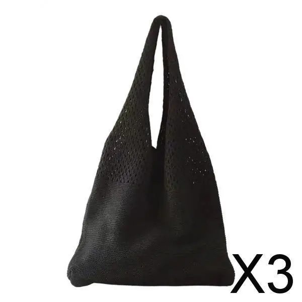 

3x Summer Beach Lady Shoulder Bag Causal Handbag Hand Bag Women Totes