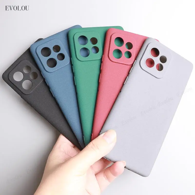 X6A Case Ultra Slim Matte Sandstone Soft TPU Case For HUAWEI Honor X9A X8A X7A X50 X6 Camera Protector Shockproof Silicone Cover