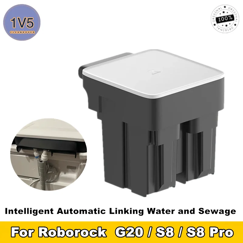 

Original Automatic Linking Water and drainage for Roborock G20 / S8 / S8 Pro Robot Intelligent Base station filling and drainage