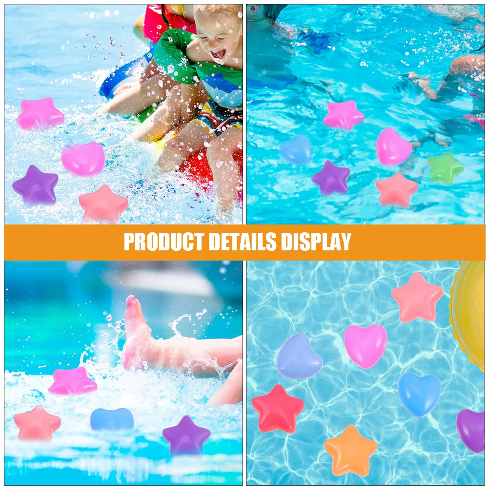 200個入り キッズプレイボール プラスチック製オーシャンボールピット 室内プレイペンセット 耐圧性 ハート・星型 子供の遊び時間に最適