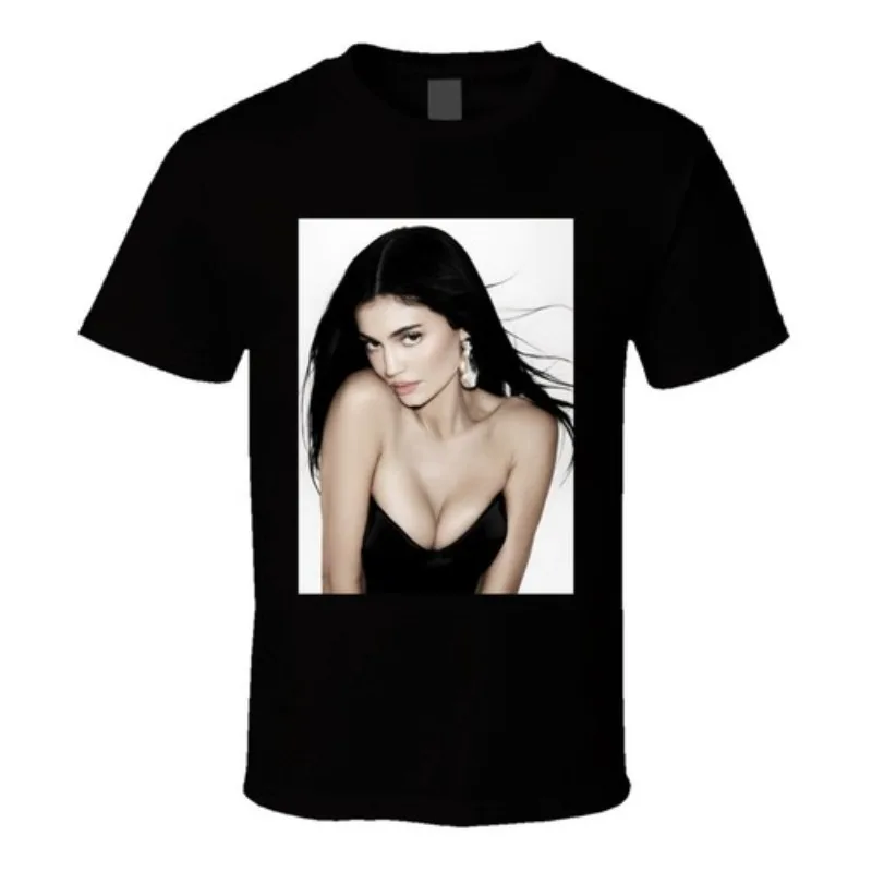 American Retro Kylie Jenner Singer Summer New Casual Fashion Oversized Men's and Women's Street Wear