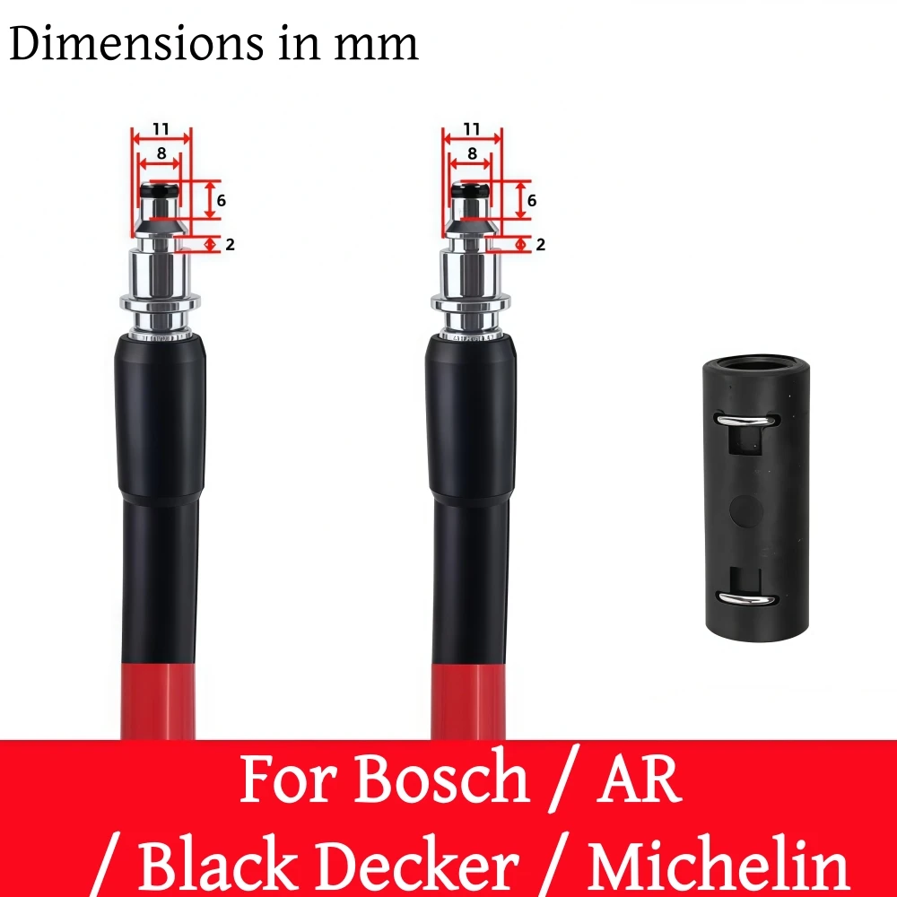 5~20Meters High Pressure Cleaning Machine Hose 5800PSI Super Flexible Hose Car Wash Water Cleaning Extension Hose For Bosch AR