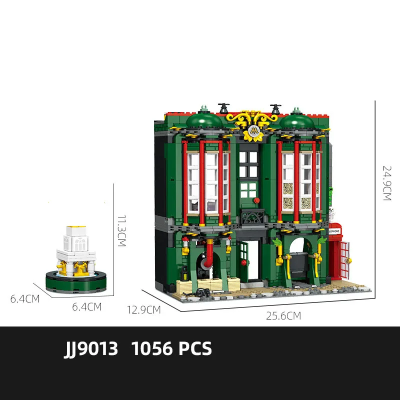 Creative Movie Architecture Magic ALLEY Building Block Construction Brick Figures Educational Toys Collection For Kids Gifts