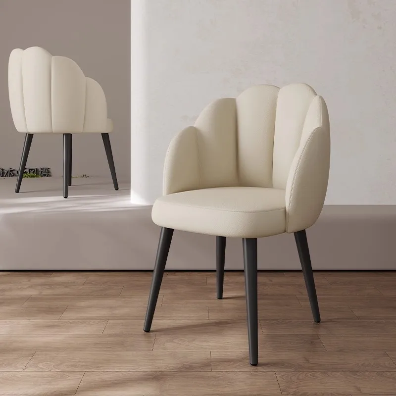 

Simple Luxury Dining Chairs Space Saving Creative Modern Dining Chair Minimalist Eetkamerstoelen Living Room Furniture