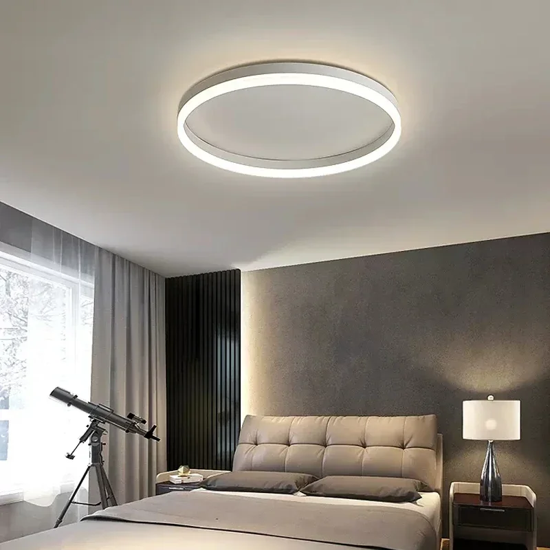 Lámpara de techo LED moderna para sala de Estar, comedor, dormitorio, cocina, vestíbulo, decoración del hogar, accesorio de iluminación interior,