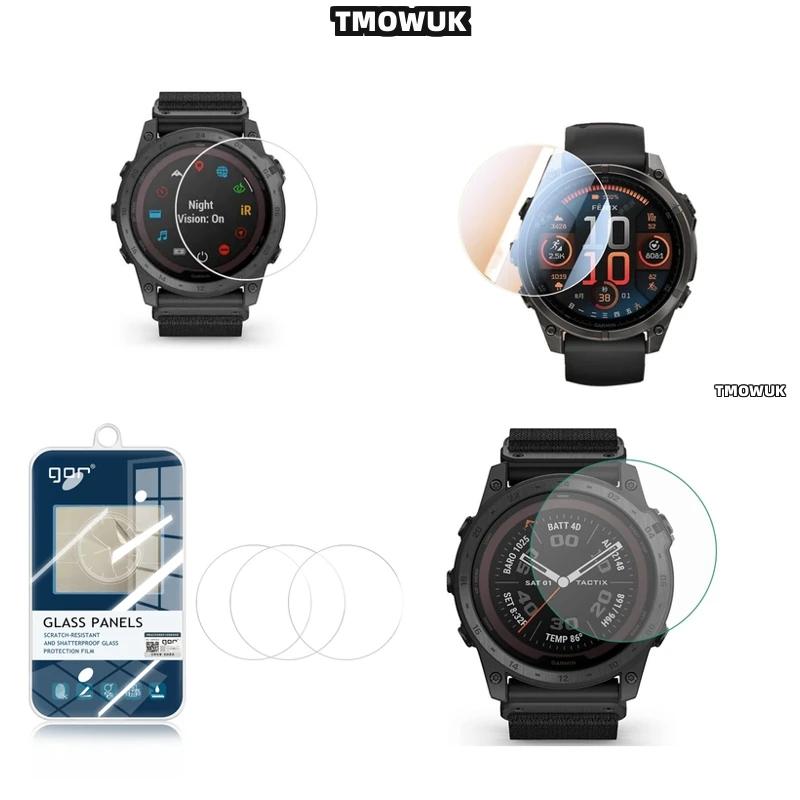 

​​Bubble-Free Installation Tempered Glass For Garmin Tactix 7 Pro Tactix7 AMOLED Tactix 8 51mm Tactix8 47mm 9H​​