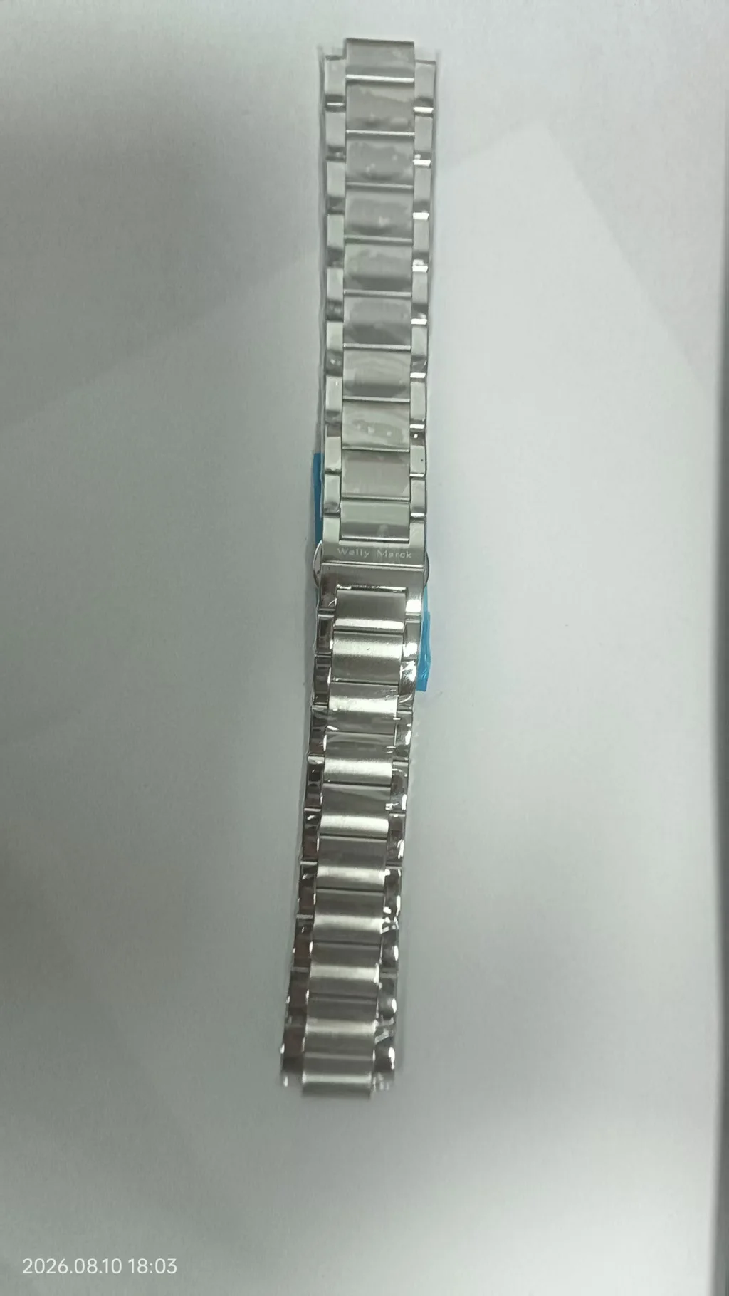 WM Watch Strap For 057M World Time Series Automatic Mechanical Welly Merck Watches Width 20MM