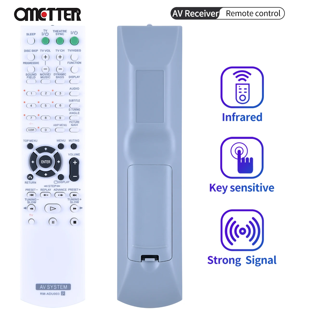 New RM-ADU003 For Sony AV Remote Control Theater System DAV-DZ710 DAV-DZ260 DAV-DZ120K DAV-DZ860K