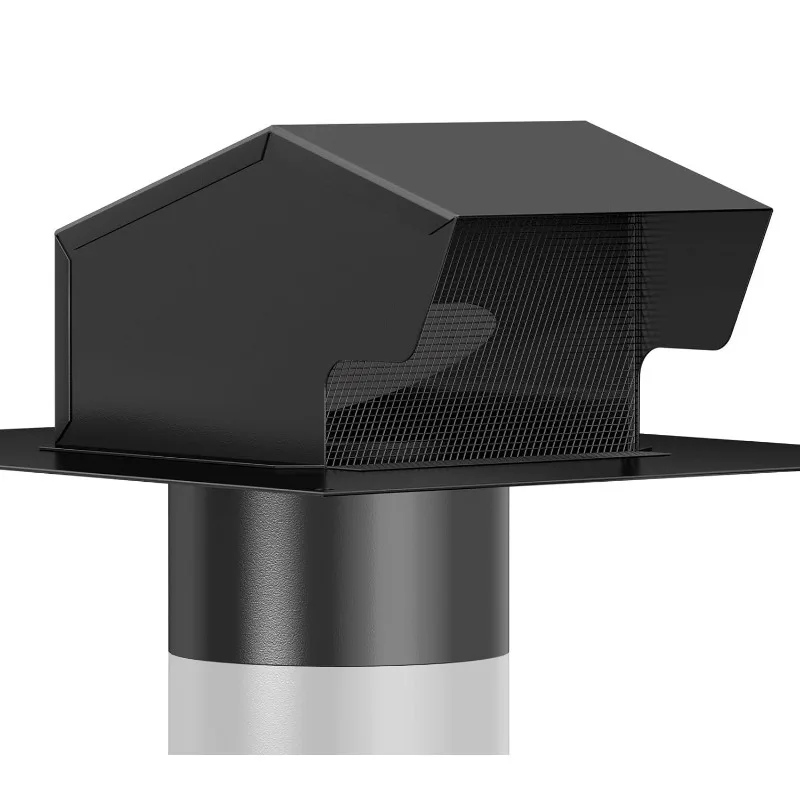Removable Roof Dryer Vent Waterproof Backdraft Proof Roof Ventilation Cover for Home Exhaust