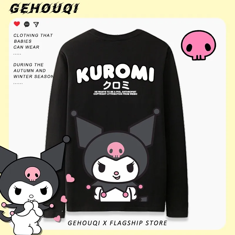 

Kulomi Joint Children's Long Sleeve T-shirt Women Sanrio Japanese Two-dollar Small Girl Clothing