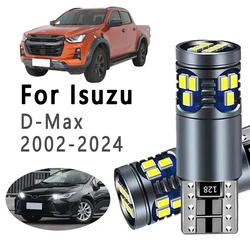 2Pcs T10 Car LED Bulbs Clearance Lamp For Isuzu D-Max Dmax 2002- 2019 2020 2021 2022 2023 2024 Car Interior Parking Lights