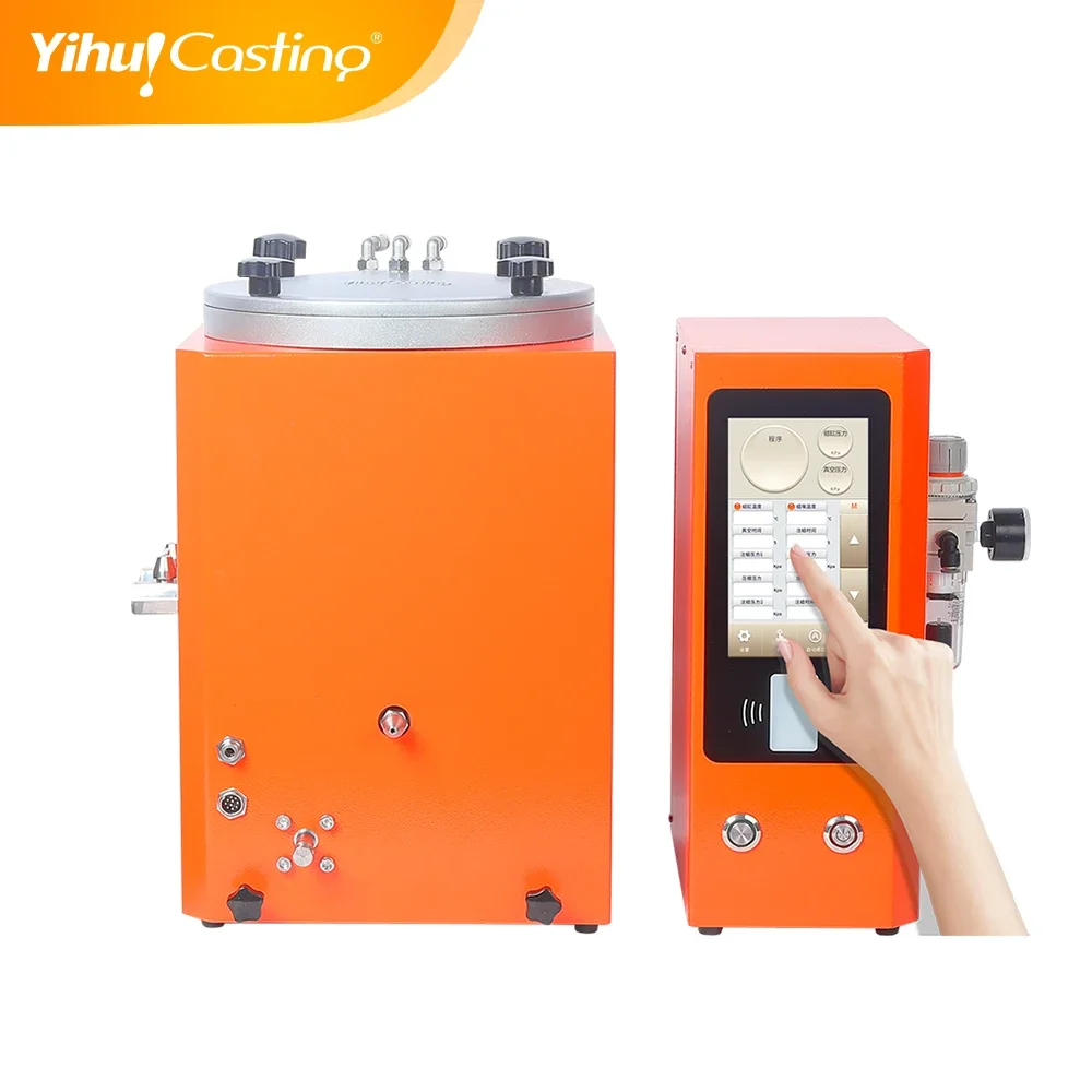 Yunyi Yihui Touch Screen Digital Vacuum Wax Injector(send Double Chambers Big Clamp,Vacuum Pump)