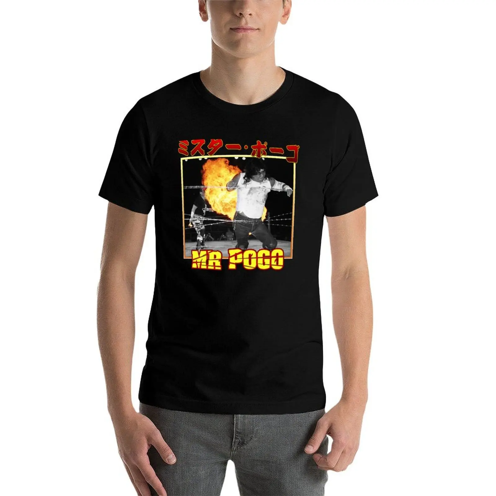 Mr Pogo- Fire Deathmatch T-Shirt mens graphic t shirts man t shirts luxury brand T-Shirt