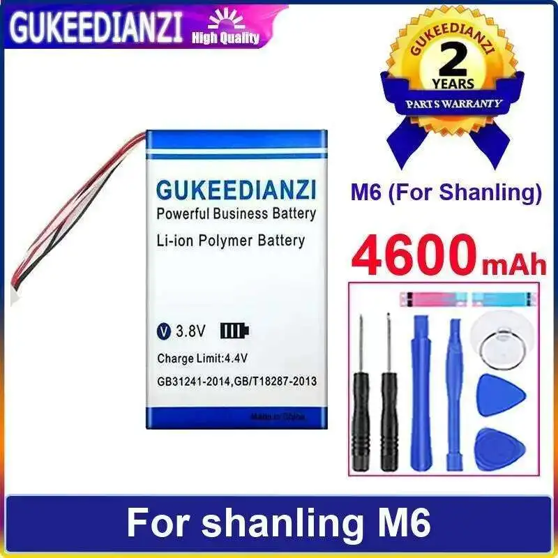 

For Shanling M6 4600Mah Audio Player Battery Safe